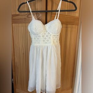 White mini O.G. Collective Dress. Like New.